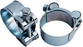 Хомуты силовые одноболтовые